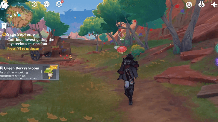 Genshin - Approach the Two Mushrooms