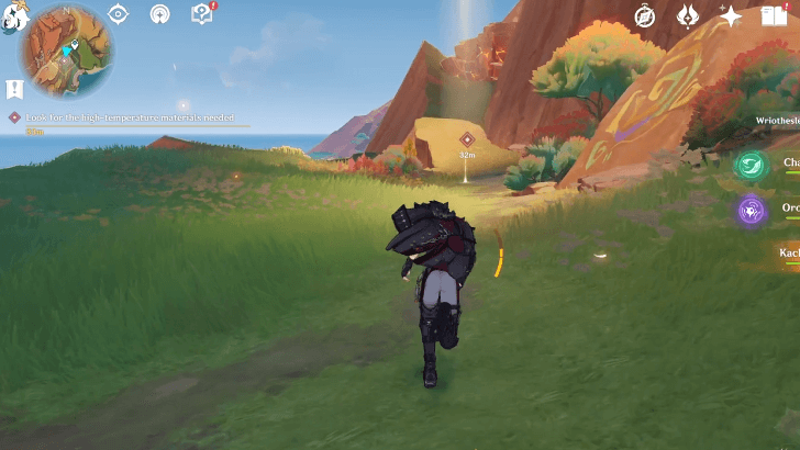 Genshin - Go Along the Volcano