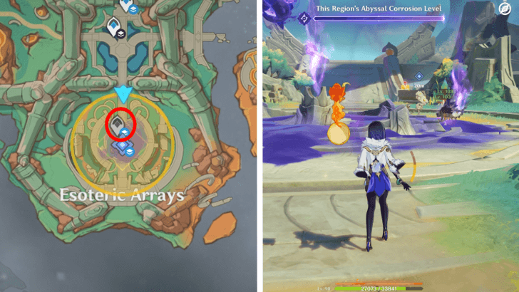 Genshin Impact - Where Once There Was a Calculation Array - Go to Esoteric Arrays in the Ancient Sacred Mountain