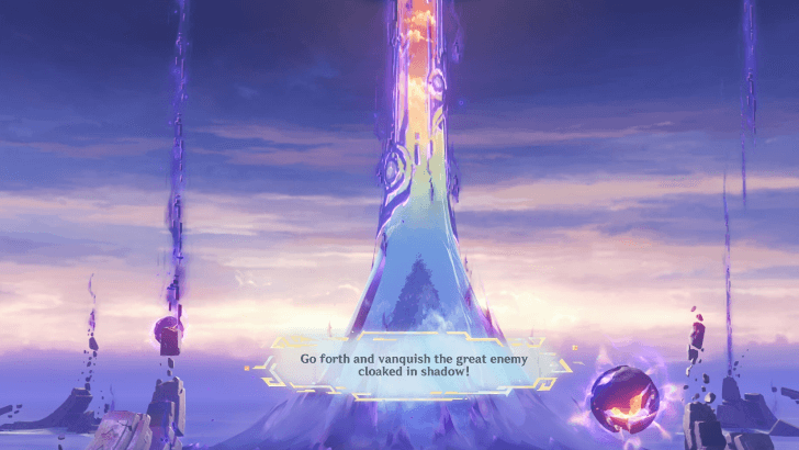 Genshin - As the Burning Sun Sears Shadows - Clear out the Abyss and Release the Astral Assemblages