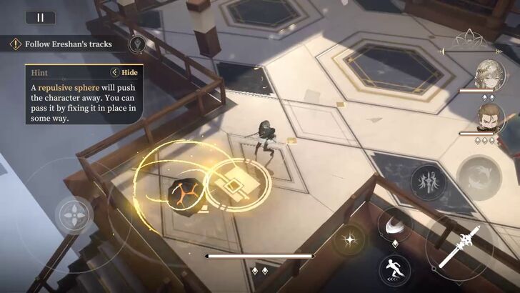 another repelling sphere