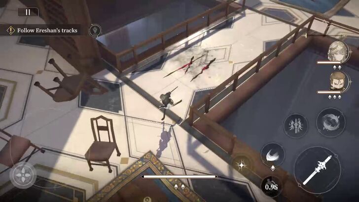 second repelling sphere path