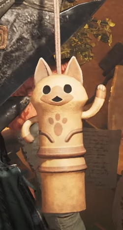 Stretched White Cat Icon