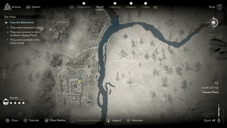 Suika no Bakemono Map Location