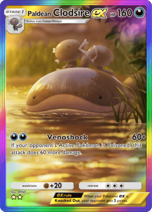Pokemon TCG Pocket - A2b 093 Paldean Clodsire ex
