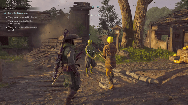 Suiko no Bakemono Overworld view