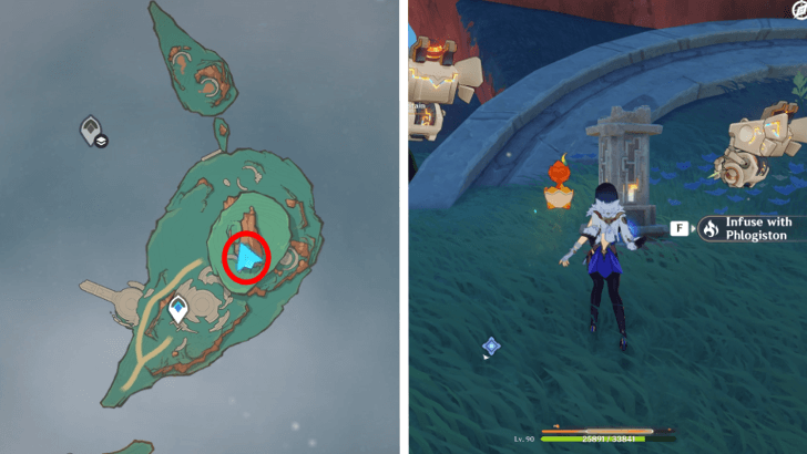 Genshin Impact - Ancient Sacred Mountain Puzzle 4 Location