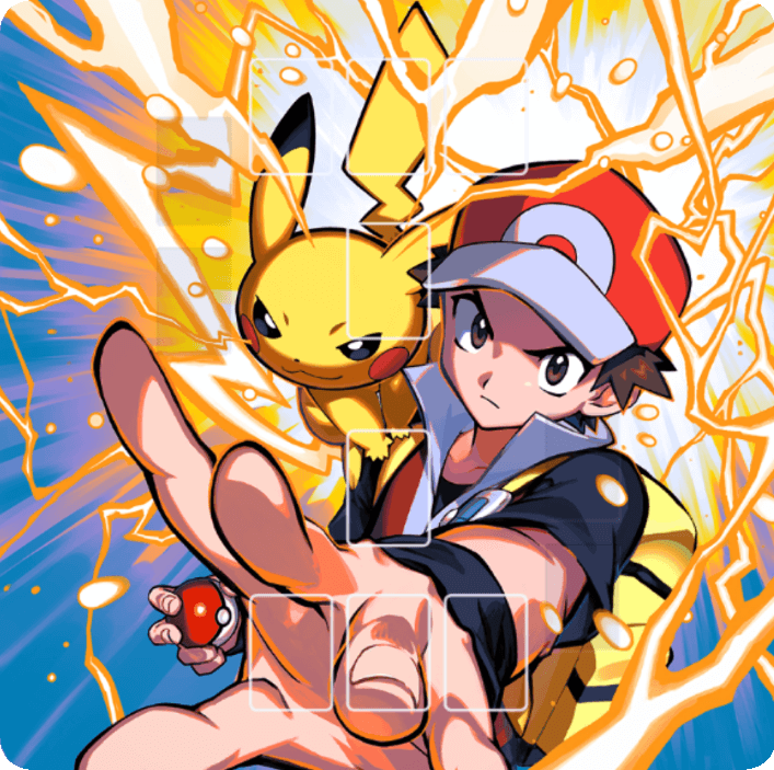 Pokemon TCG Pocket - Red & Pikachu Playmat