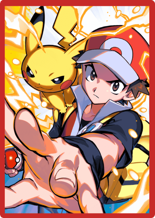 Pokemon TCG Pocket - Red & Pikachu Card Sleeve