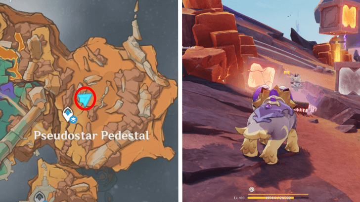 Genshin Impact - Ancient Sacred Mountain Puzzle 6 Location