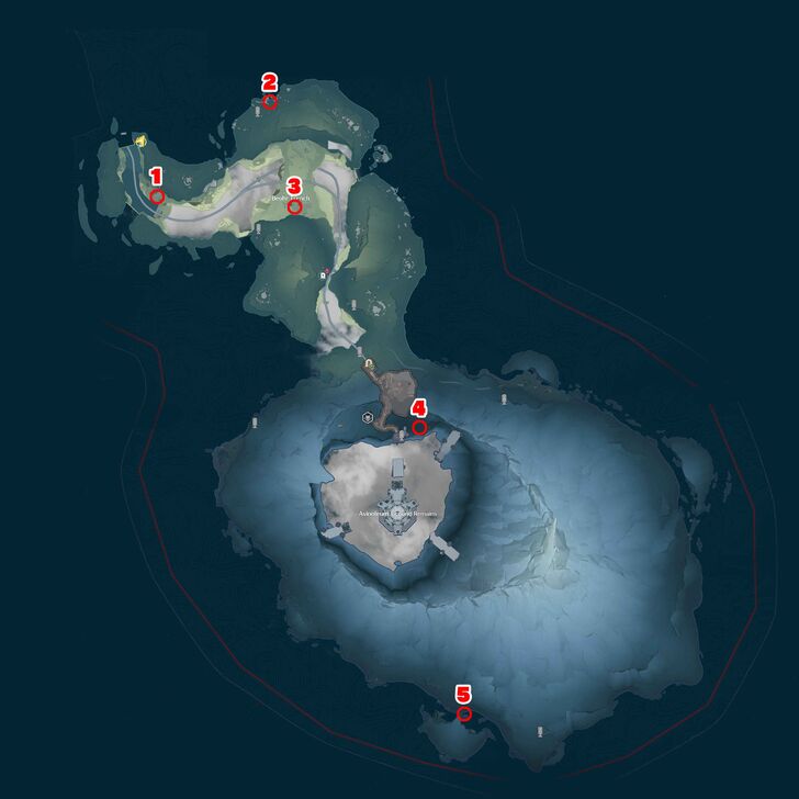 Treasure Spot Locations