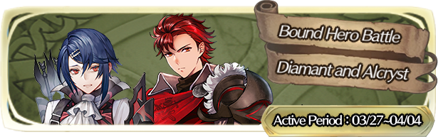 Fire Emblem Heroes - Diamant and Alcryst Bound Hero Battle