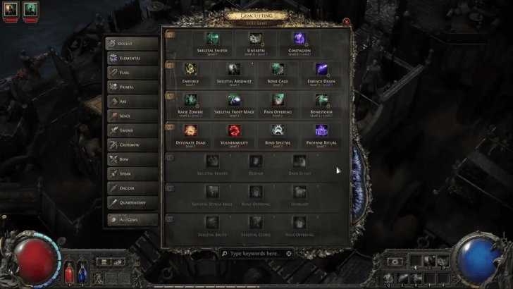 bind spectre tier 7 ocult tree