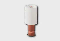 Slim Cylinder Ceramic Table Lamp
