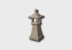 Small Stone Floor Lamp