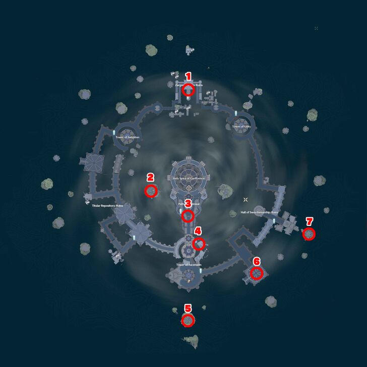 Treasure Spot Locations