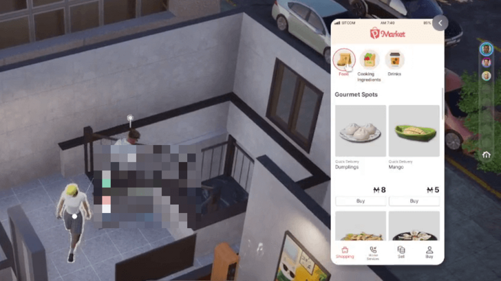 InZOI - Order Food PocketMarket App