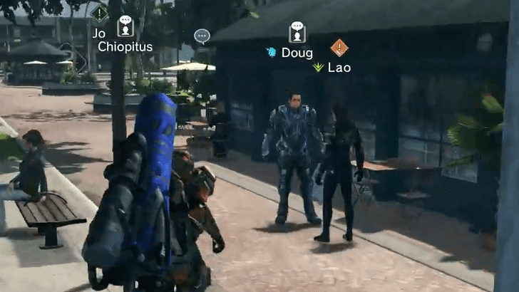 Close Comrades Doug and Lao