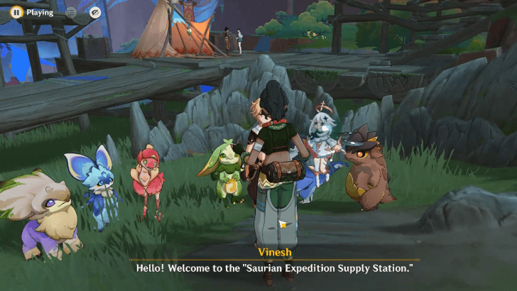 Genshin Impact - Talk to Vinesh