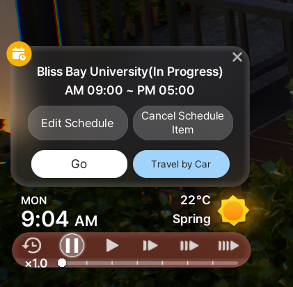 Travel to University