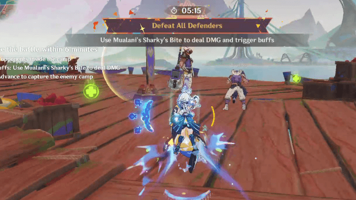 Genshin - Bloomflower Trials - Defeat the camp defenders