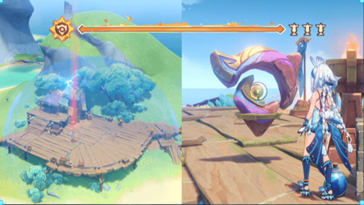 Genshin - Bloomflower Trials - Destroy enemy camp