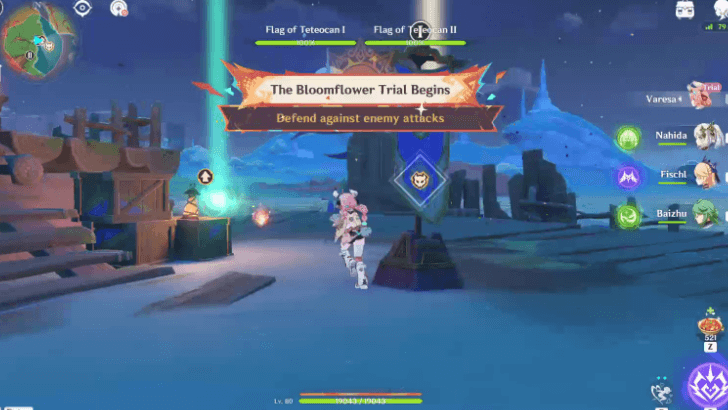 Genshin - Bloomflower Trials - Defensive Battles