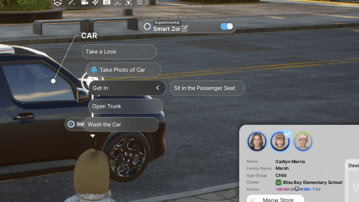 Child Zoi Cannot Drive Cars