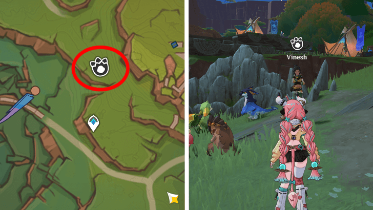 Genshin - Go Go Saurian Expedition Quest Location