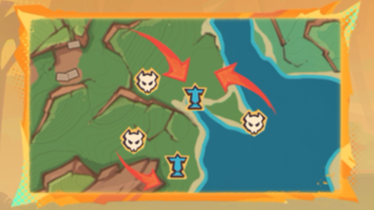 Crush the Enemy Head-On Battle Map