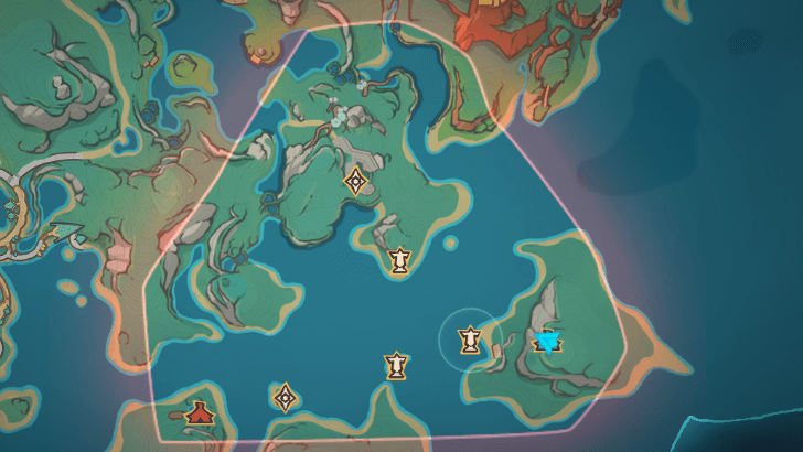 Genshin - Attack From the Waterway Stage Map