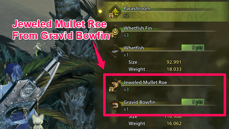 Gravid Bowfin and Jeweled Mullet Roe