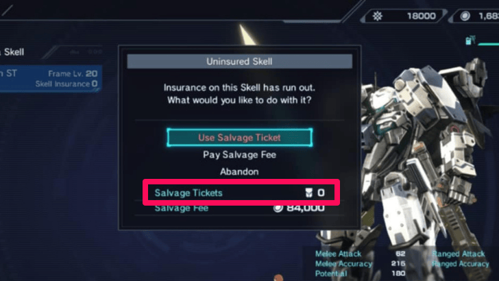Xenoblade Chronicles X Salvage Tickets