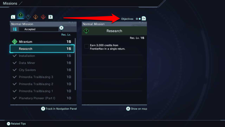 Check Mission Details