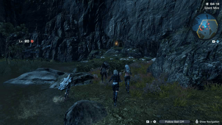 Find a Torch Next to a Cave Opening