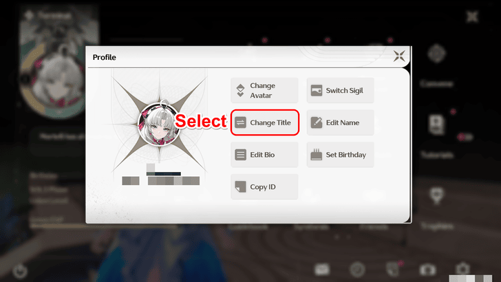 Wuthering Waves How to Change and Equip Title Step 2