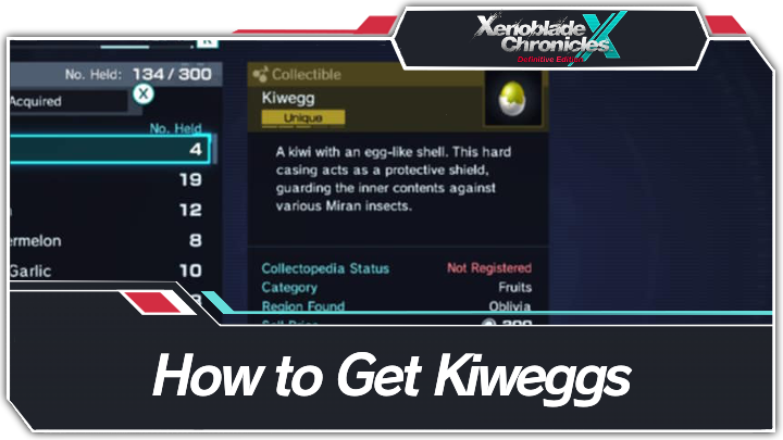 Xenoblade Chronicles X - How to Get Kiweggs