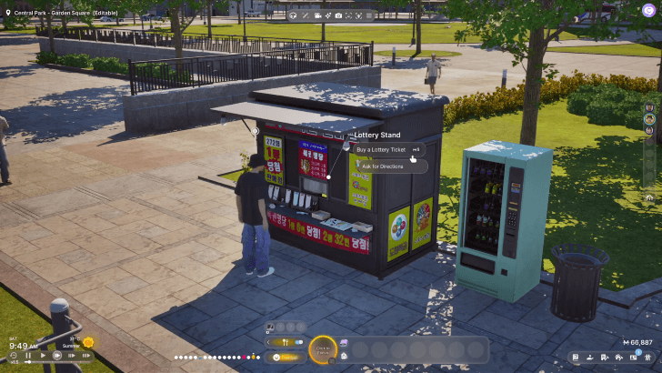 InZOI - Lottery Stands Parks