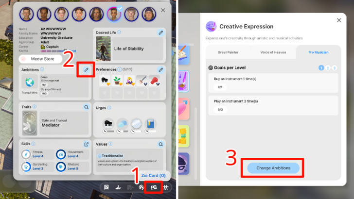 How to Change Ambitions