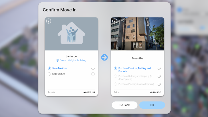 Bring or Store Your Furniture