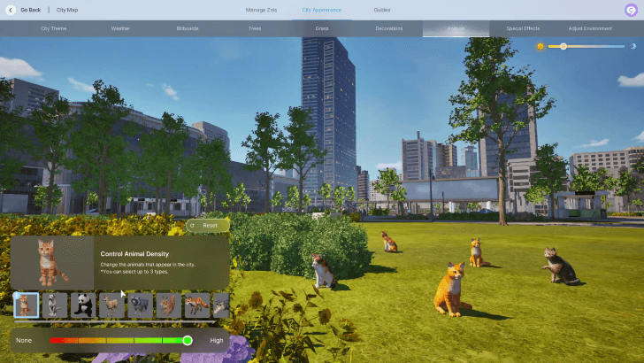 InZOI - Adjust Animal Density