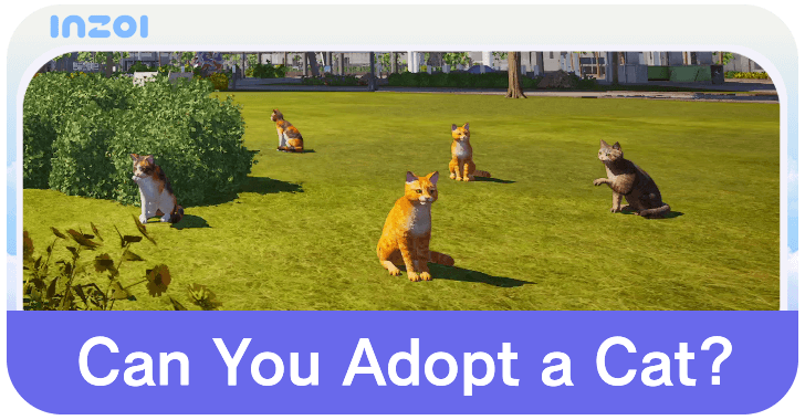 InZOI - Can You Adopt a Cat