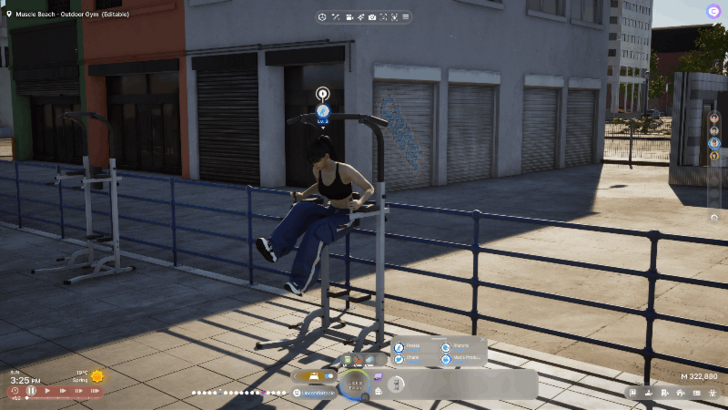 Muscle Beach Pull Up Bar