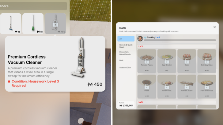 Reach a Certain Skill Level to Unlock New Items