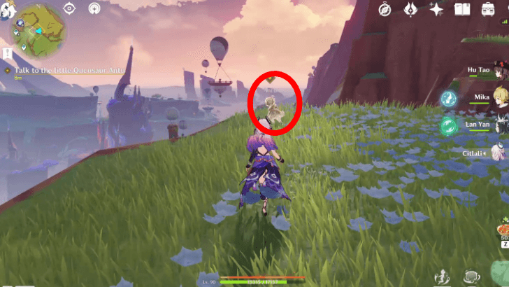 Genshin - Medicine Born of Guilt - Talk to the Little Qucusaur Antu