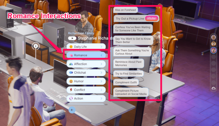 Romantic Interactions