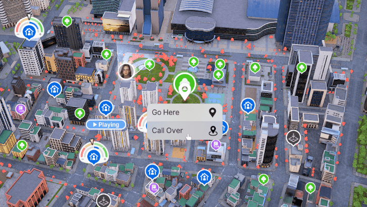 Call Over to a Location