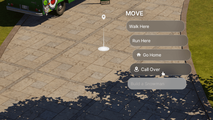 Call Over to a Spot on the Ground