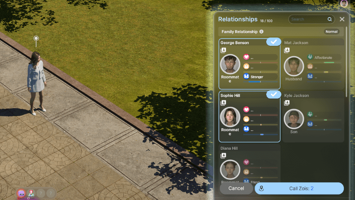 Invite Through Relationships Tab