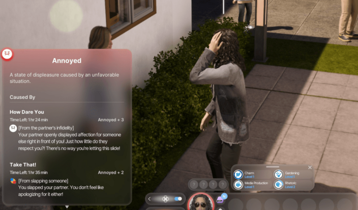 Zoi Annoyed by Adultery